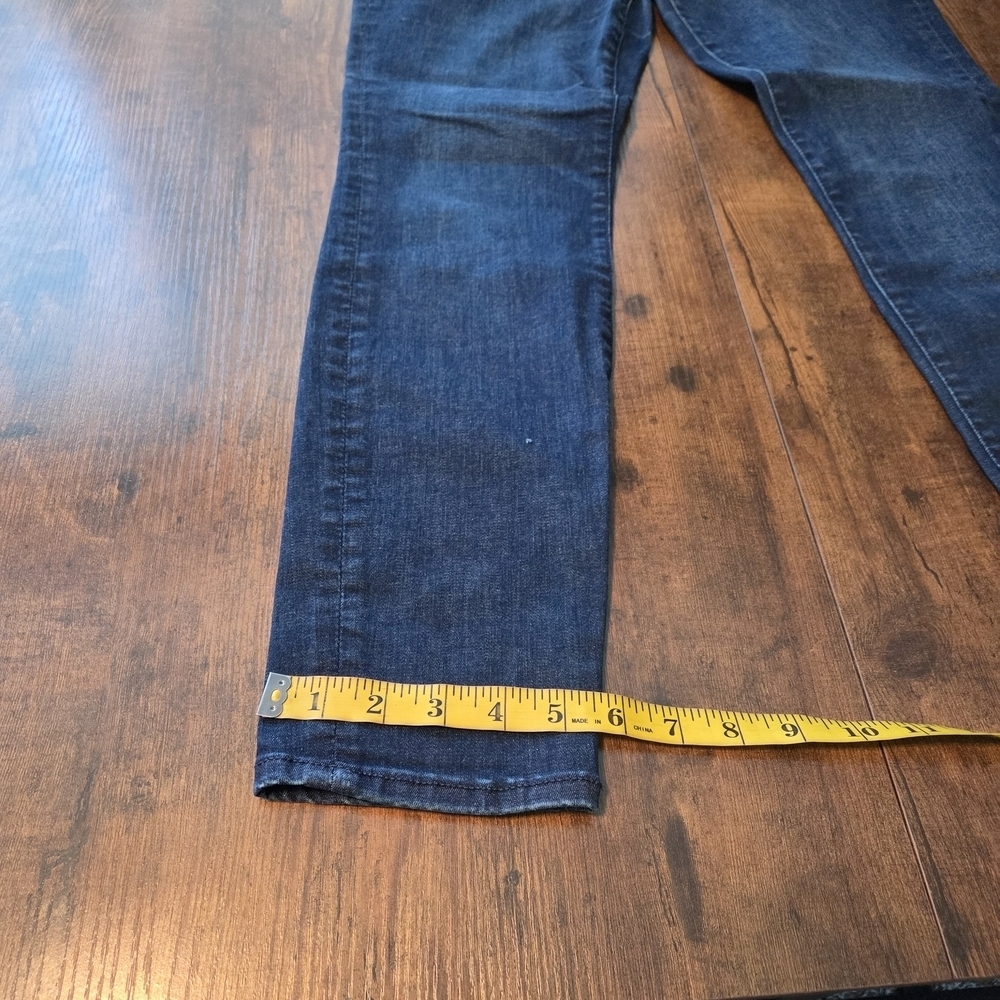 Old Navy Womens Rockstar Built In Sculpt Denim Jeans Dark Blue Wash Size 12 - Picture 2 of 9